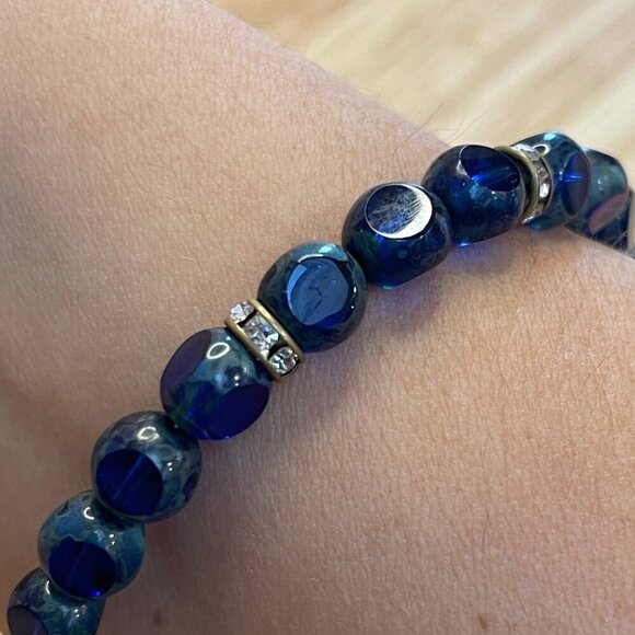 Mystery Bracelet 1lb Lot - Beaded, Cuff, Bangle, Stone, Glass, Metal, Wood - Picture 14 of 16